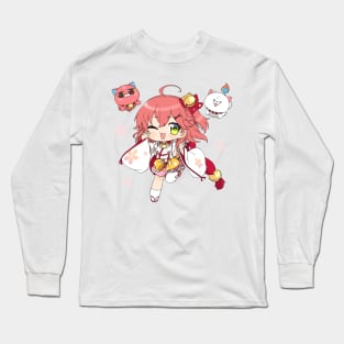 Sakura Miko Chibi Long Sleeve T-Shirt